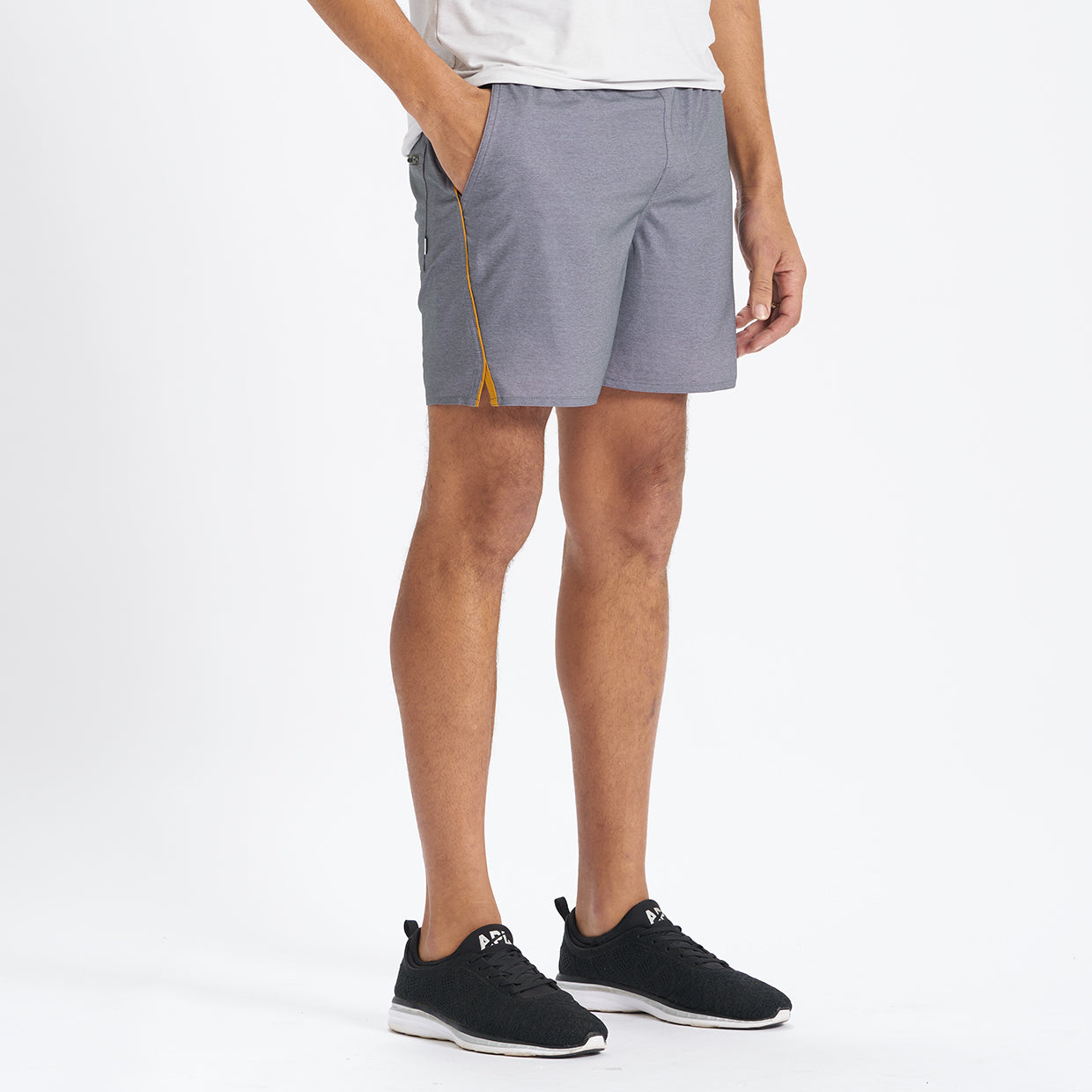 Trail Short | Charcoal Heather Texture