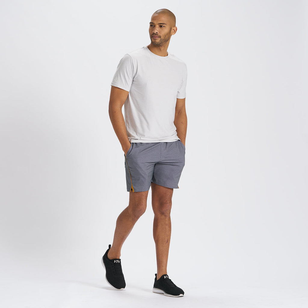 Trail Short | Charcoal Heather Texture