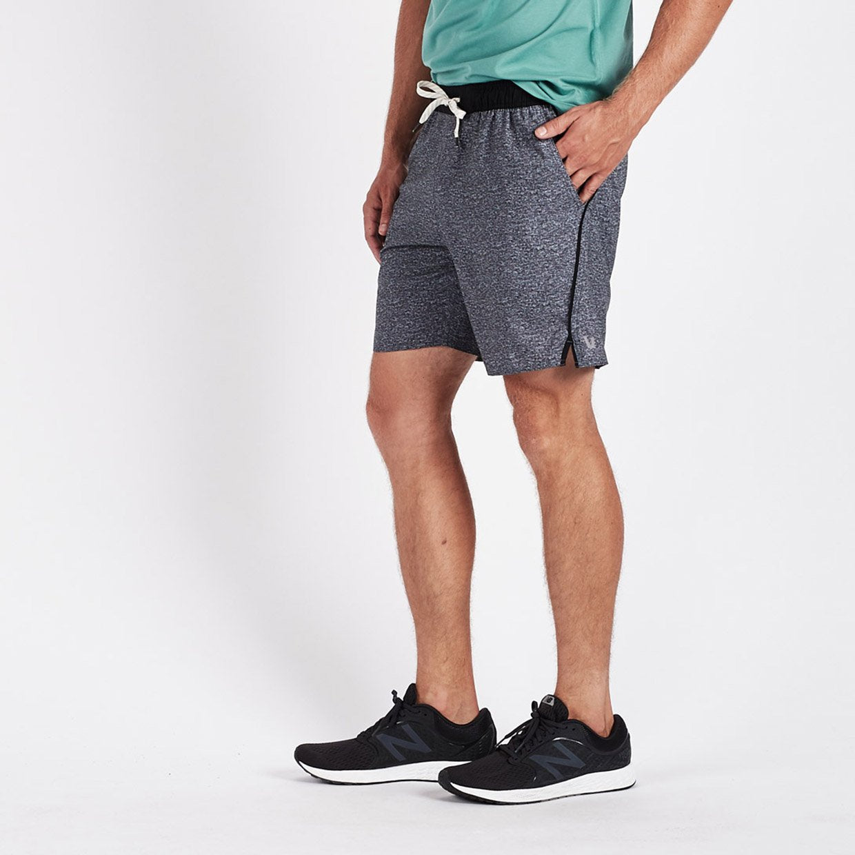 Trail Short | Heather Grey Texture