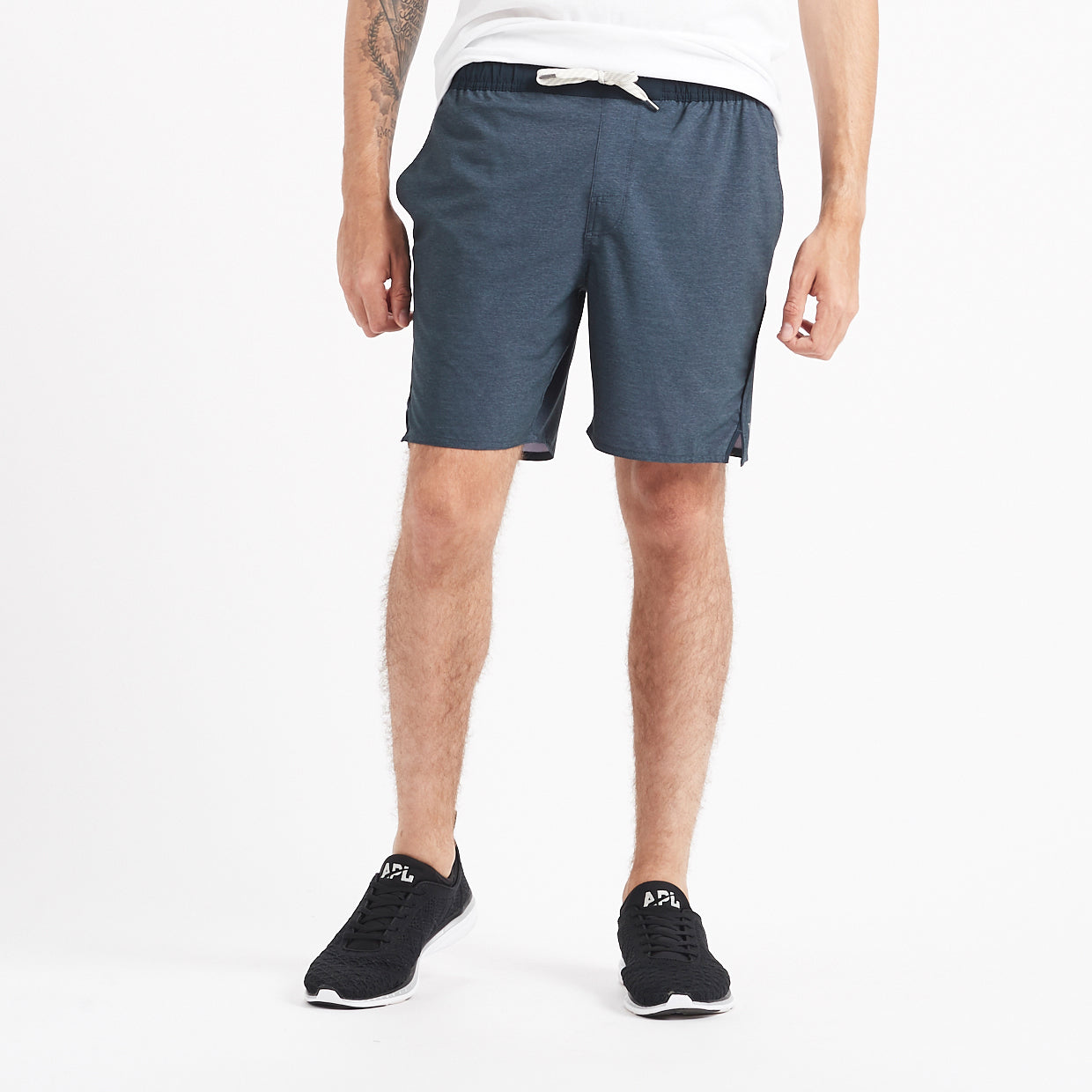 Trail Short | Navy Heather Texture
