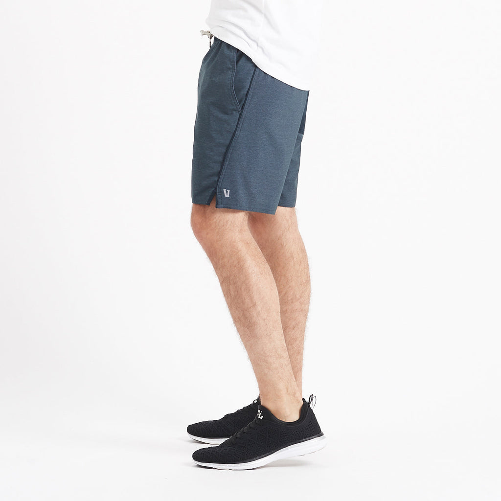 Trail Short | Navy Heather Texture