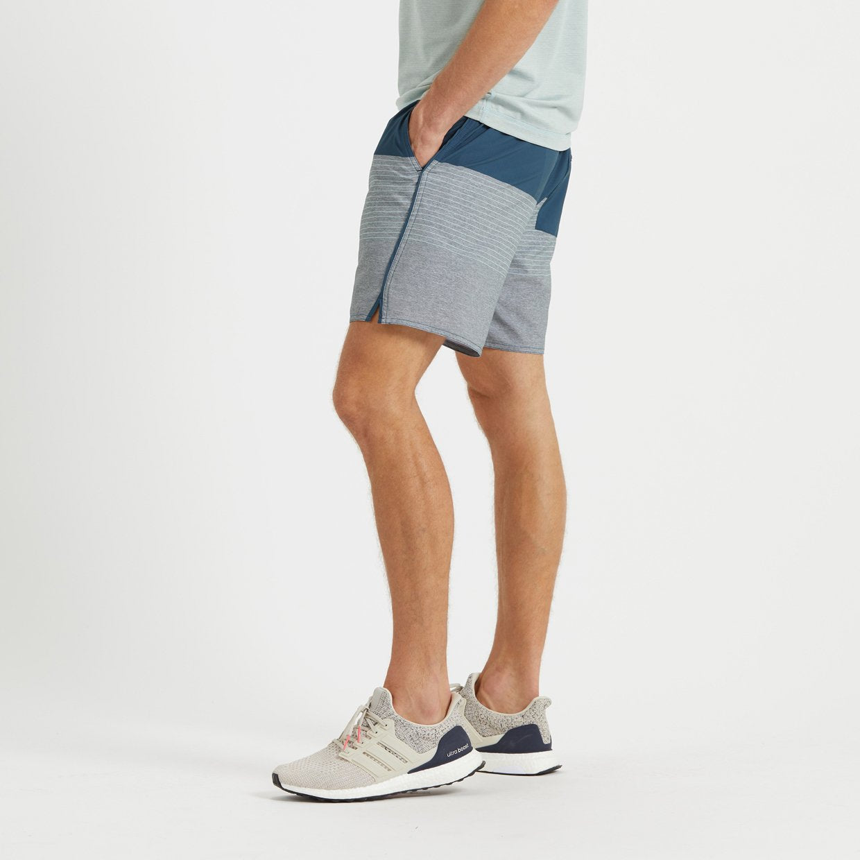 Trail Short | Indigo Stripe