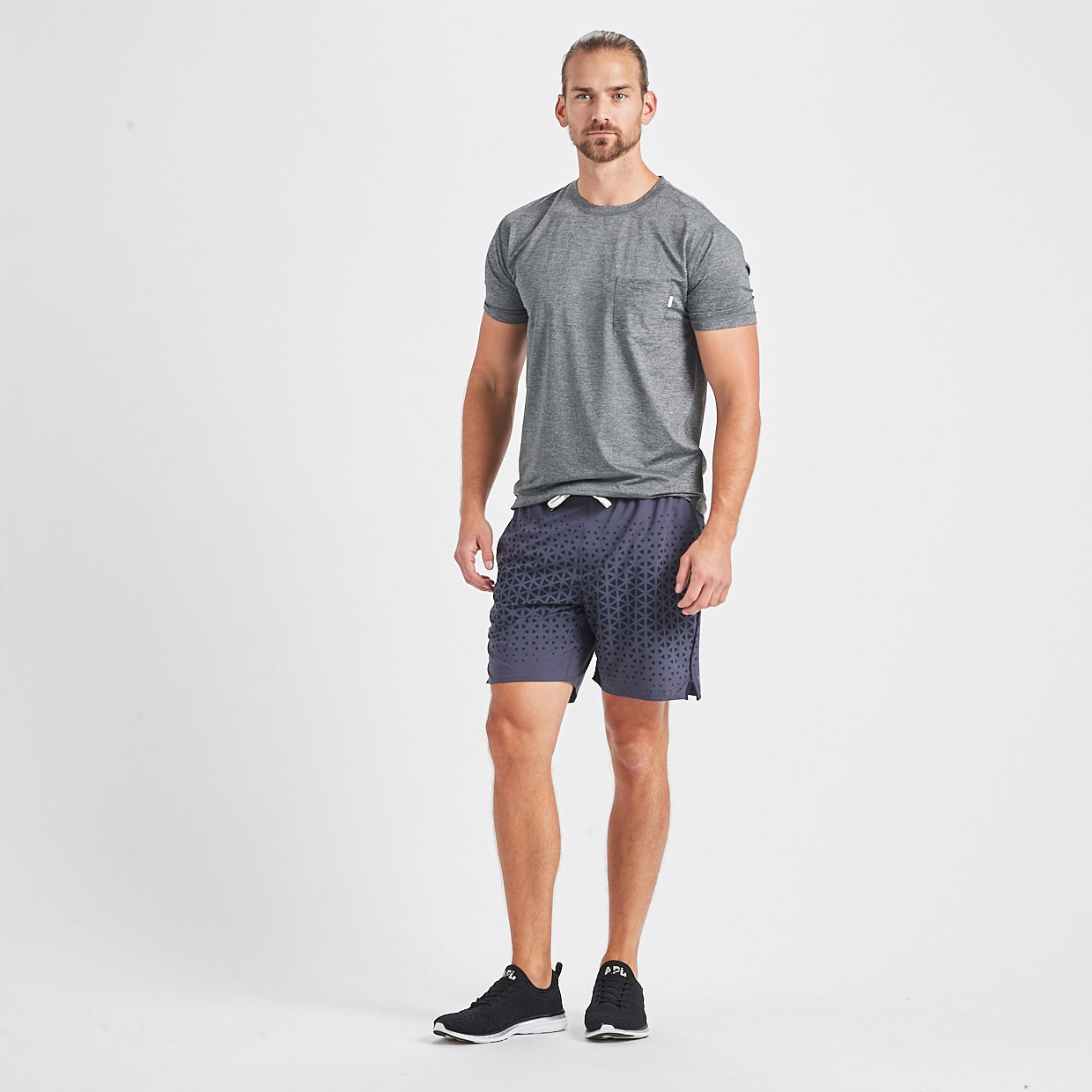 Trail Short | Ink Triangle Fade