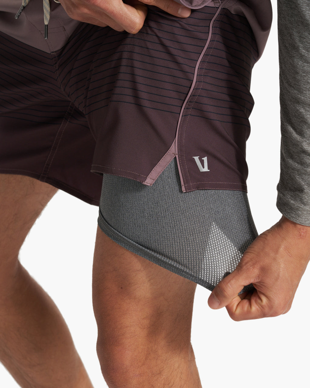 Trail Short | Mahogany Stripe
