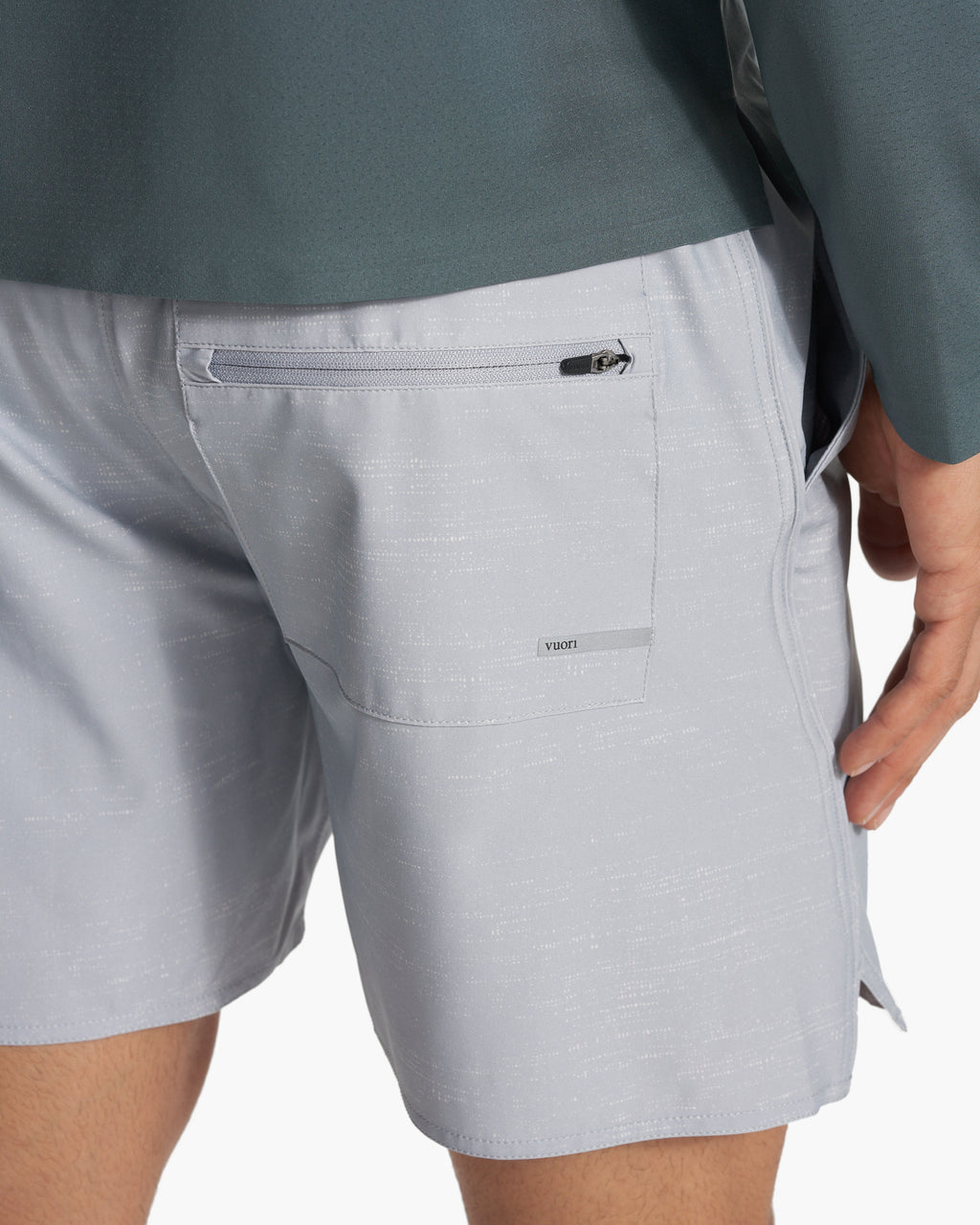 Trail Short | Platinum Texture Print