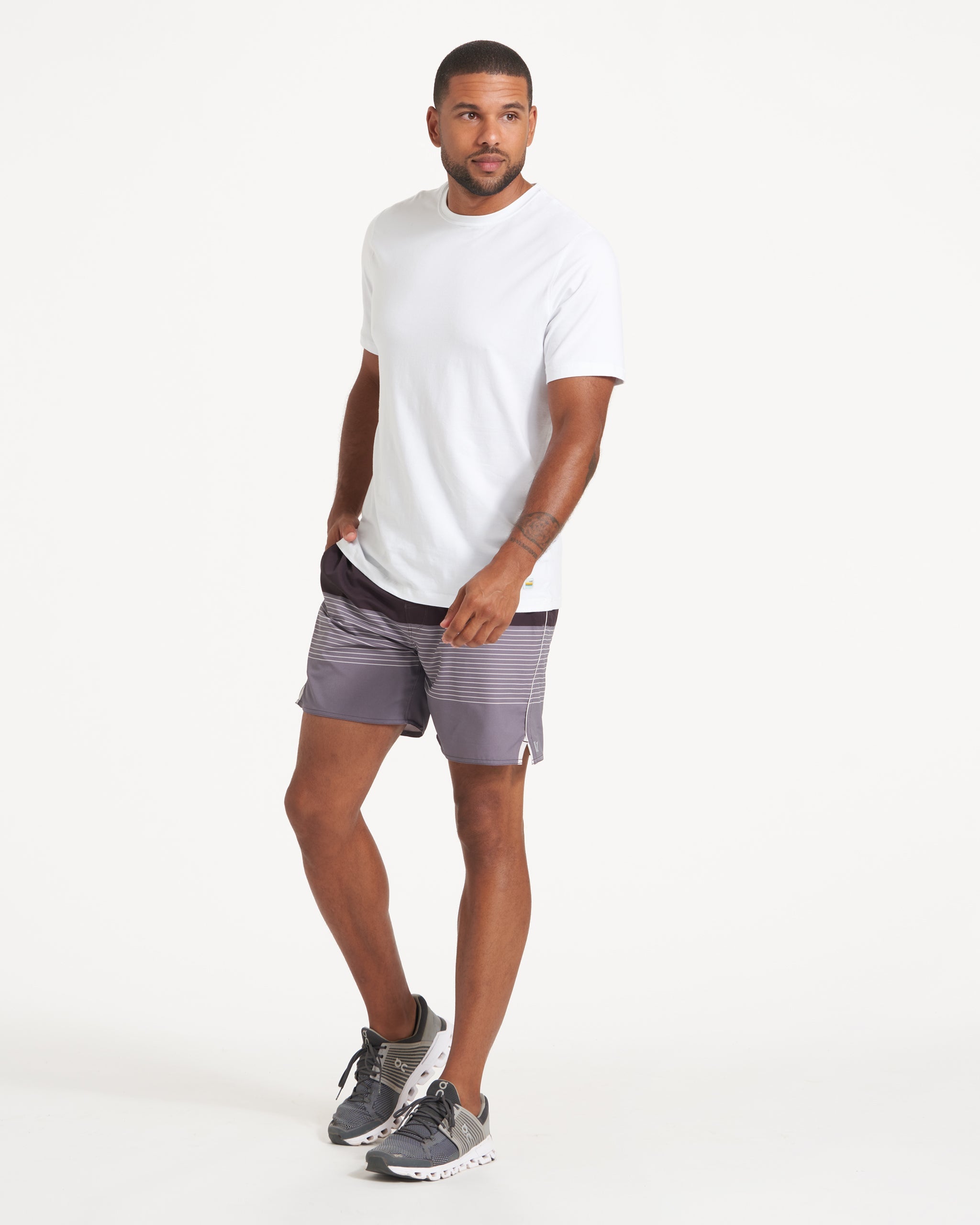 Trail Short | Quartz Stripe