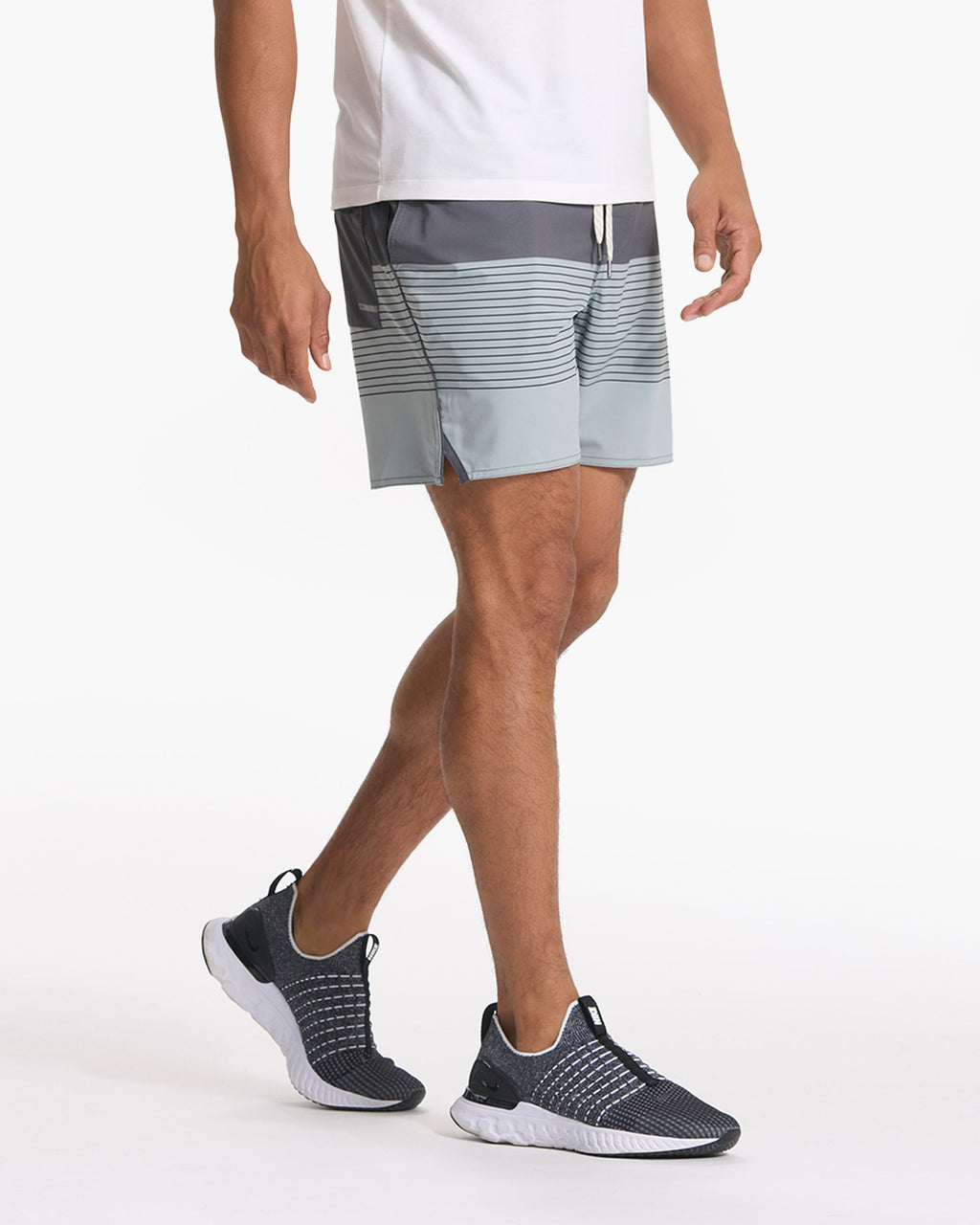 Trail Short | Shale/Neptune Stripe