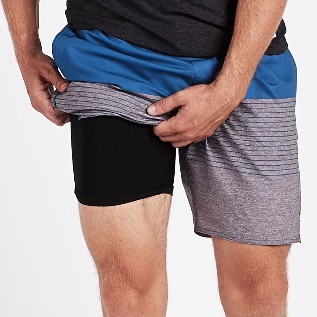 Trail Short | Sea Stripe