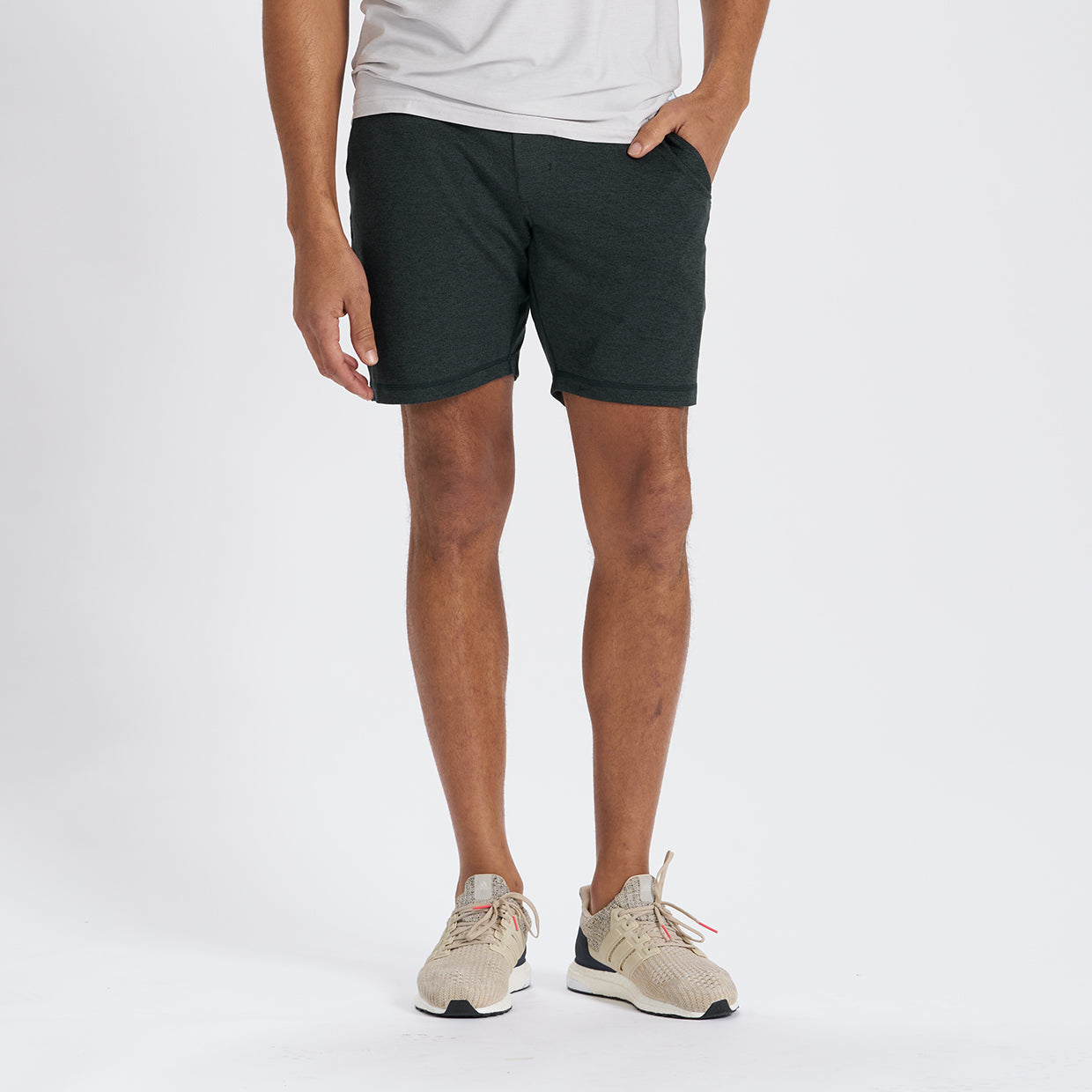 Ponto Performance Short 7" | Blackened Green Heather
