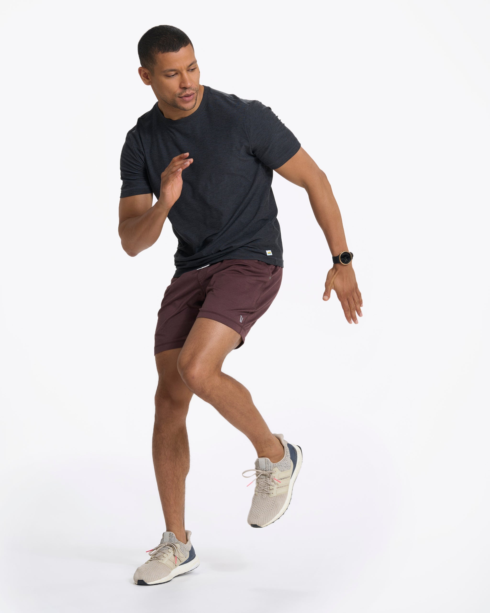 Ponto Performance Short 7" | Chestnut Heather
