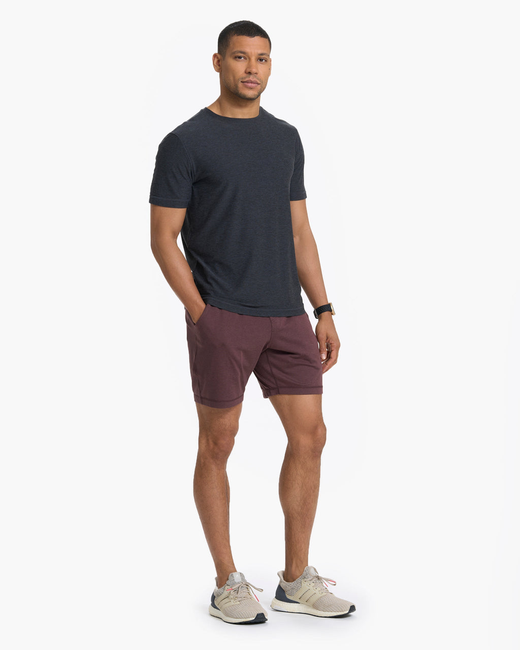 Ponto Performance Short 7" | Chestnut Heather