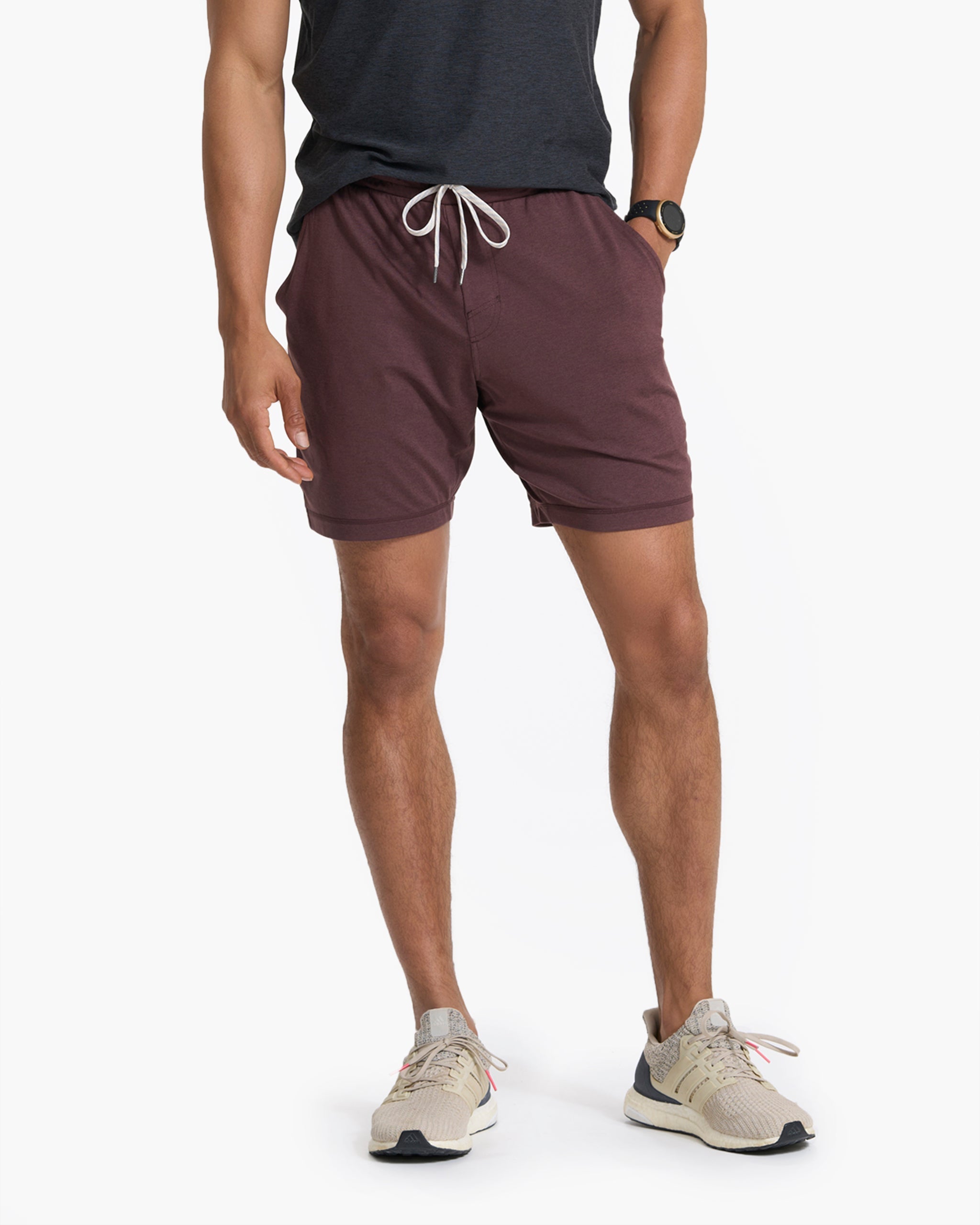 Ponto Performance Short 7" | Chestnut Heather