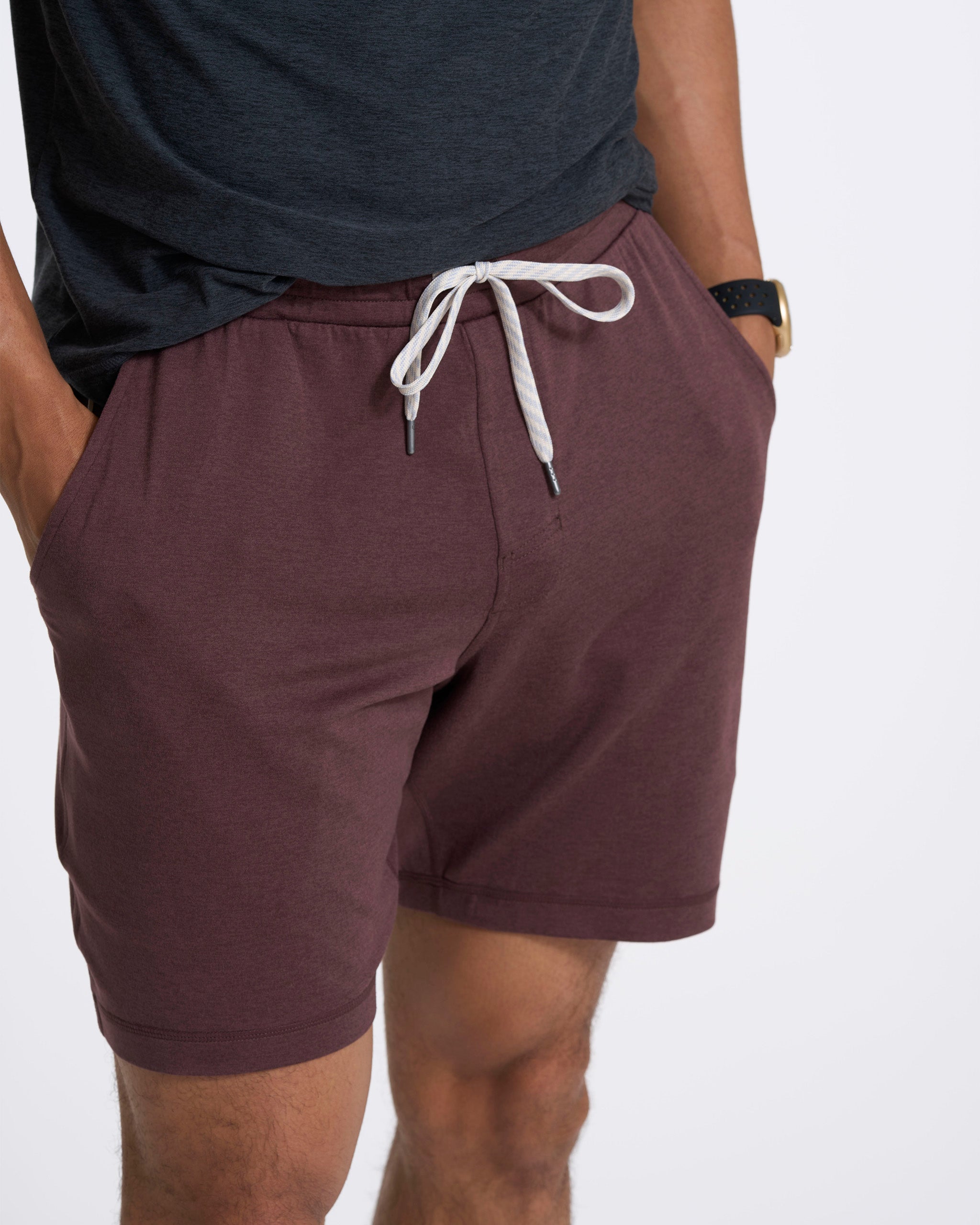 Ponto Performance Short 7" | Chestnut Heather