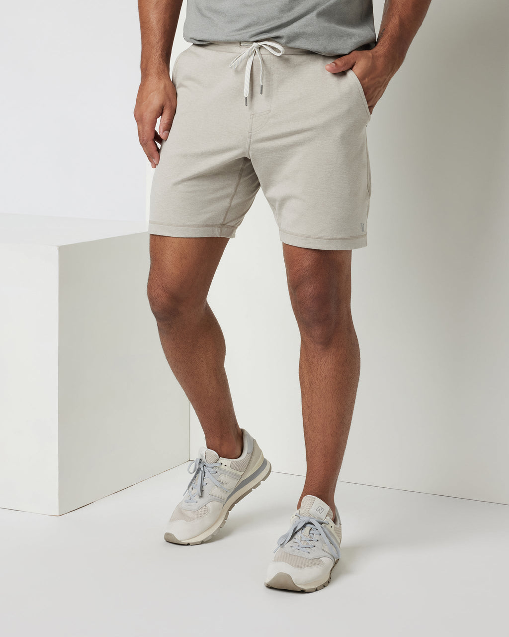 Ponto Performance Short 7" | Dark Salt Heather