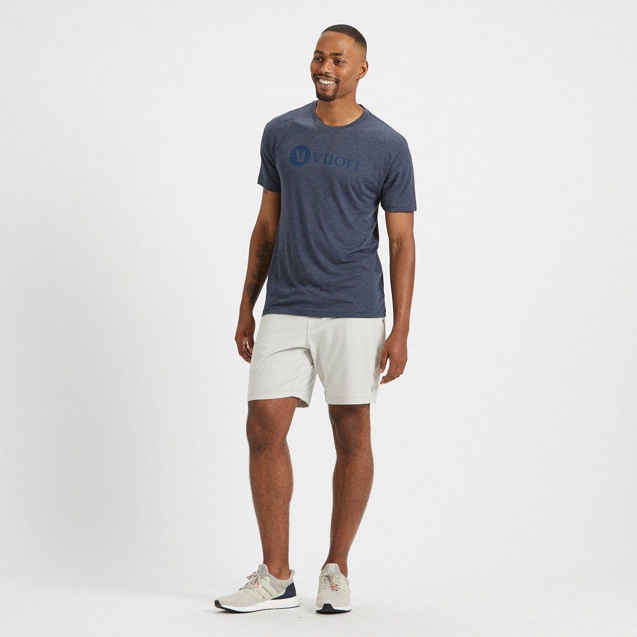 Ponto Performance Short 7" | Dove Grey Heather