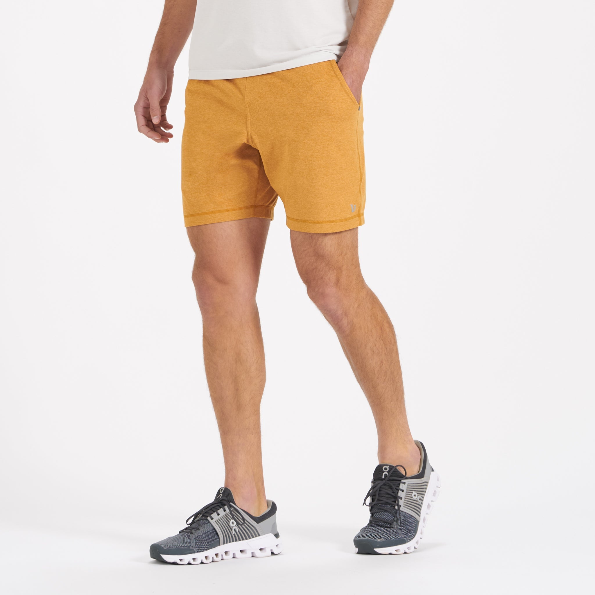 Ponto Performance Short 7" | Flax Heather