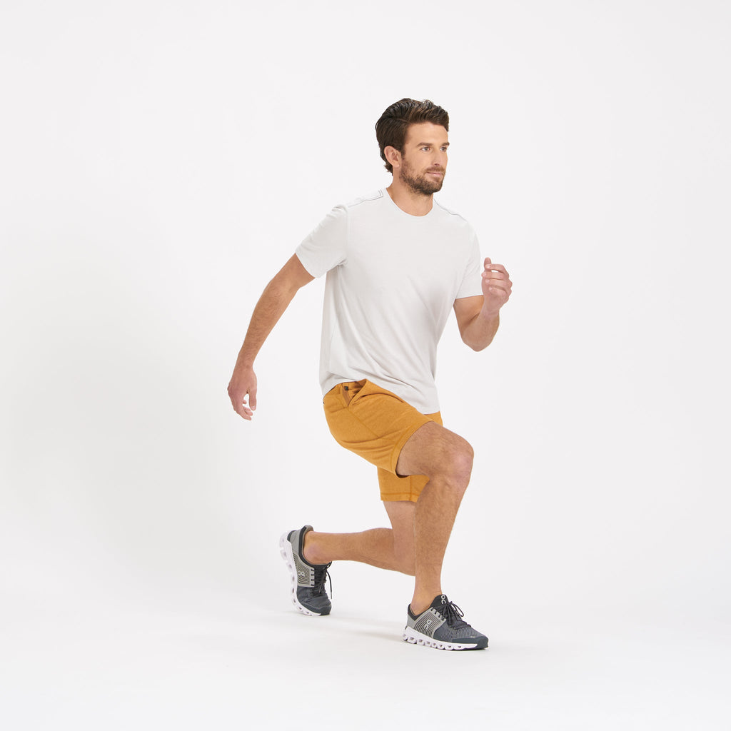 Ponto Performance Short 7" | Flax Heather