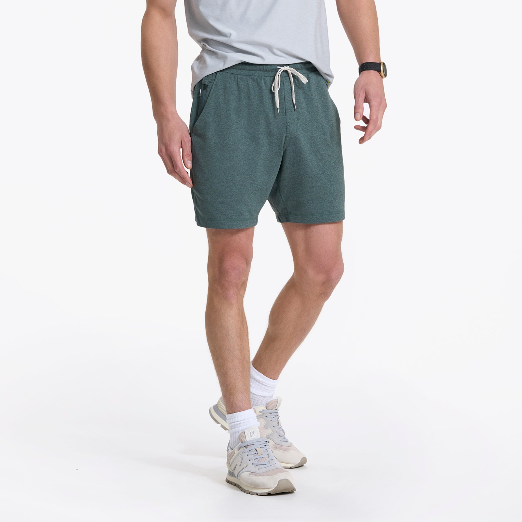 Ponto Performance Short 7" | Kelp Heather