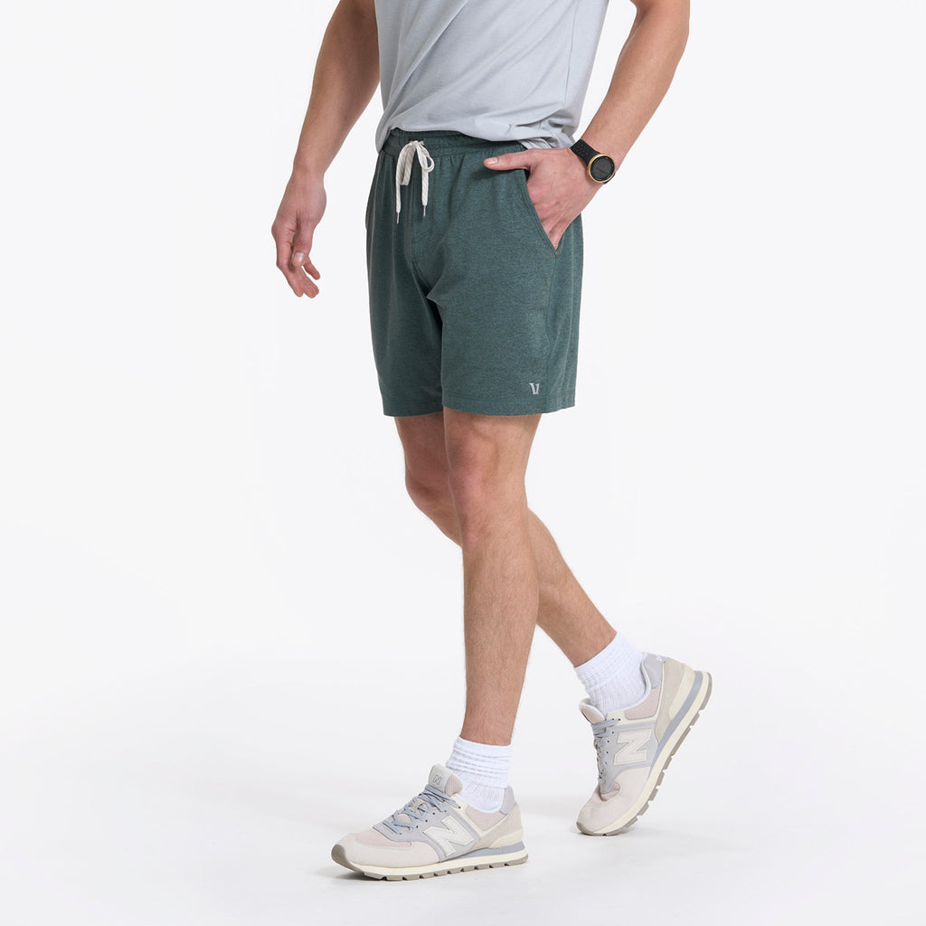 Ponto Performance Short 7" | Kelp Heather