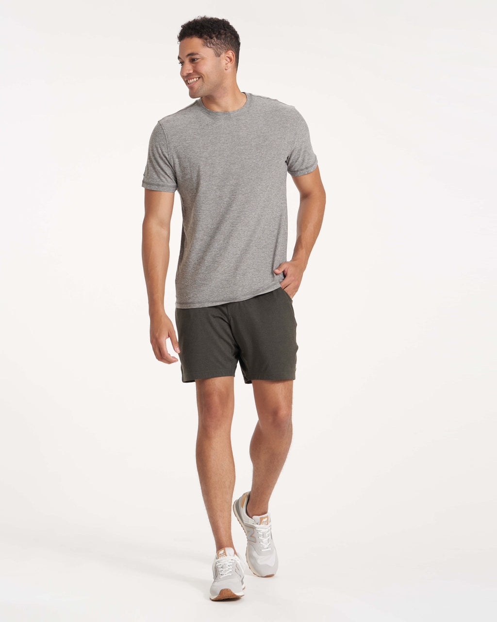 Ponto Performance Short 7" | Oregano Heather