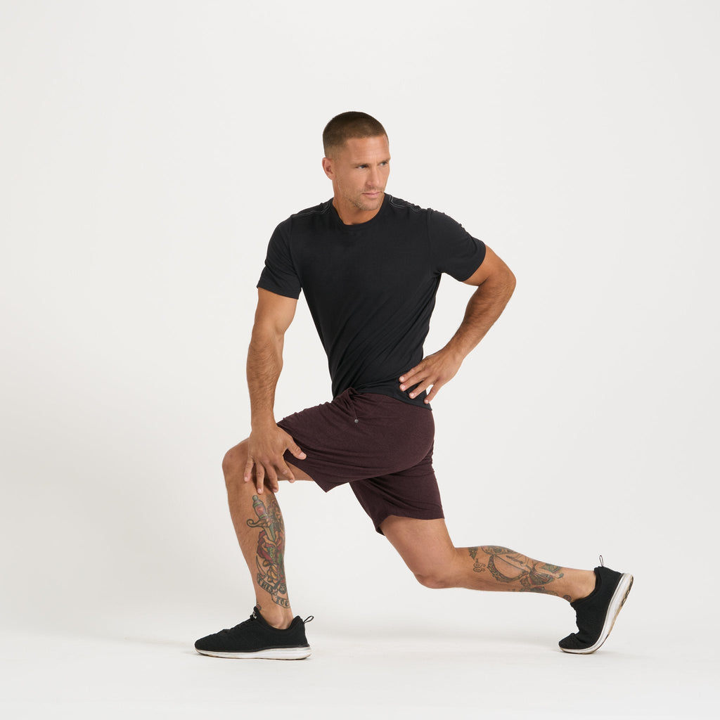 Ponto Performance Short 7" | Oxblood Heather
