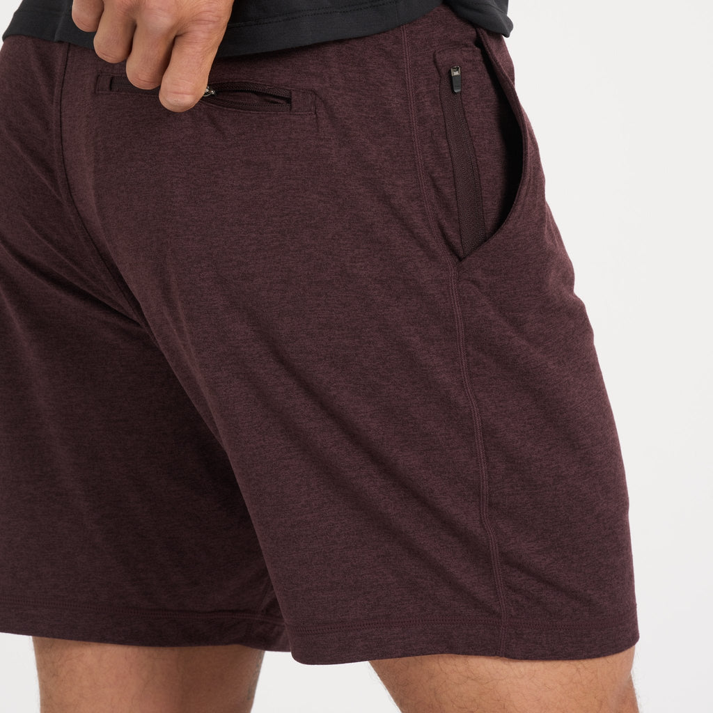 Ponto Performance Short 7" | Oxblood Heather