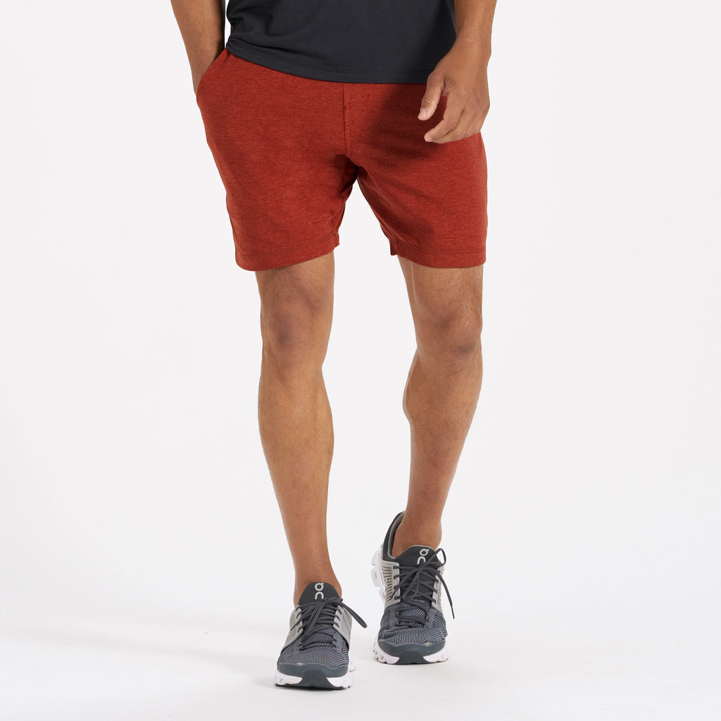 Ponto Performance Short 7" | Red Clay Heather
