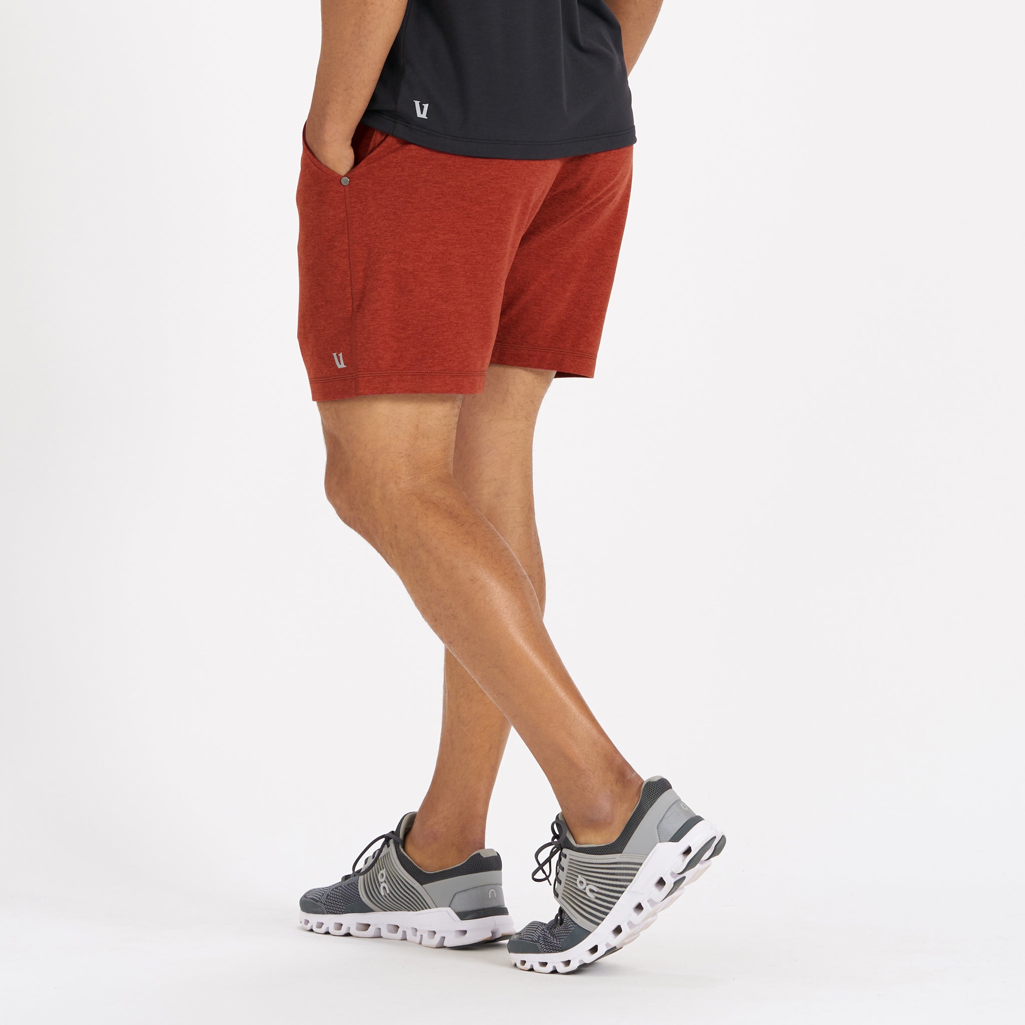 Ponto Performance Short 7" | Red Clay Heather