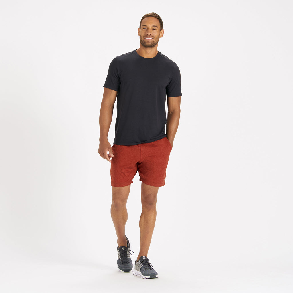 Ponto Performance Short 7" | Red Clay Heather