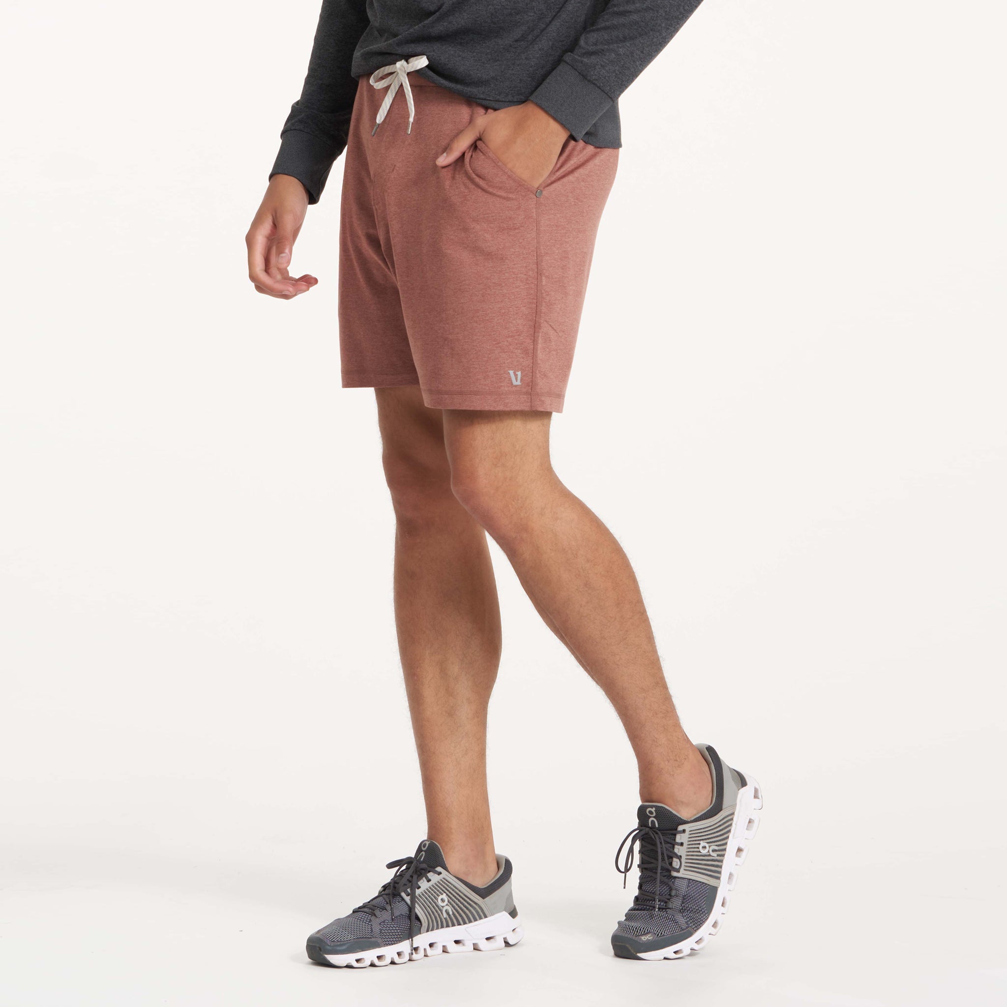 Ponto Performance Short 7" | Terracotta Heather