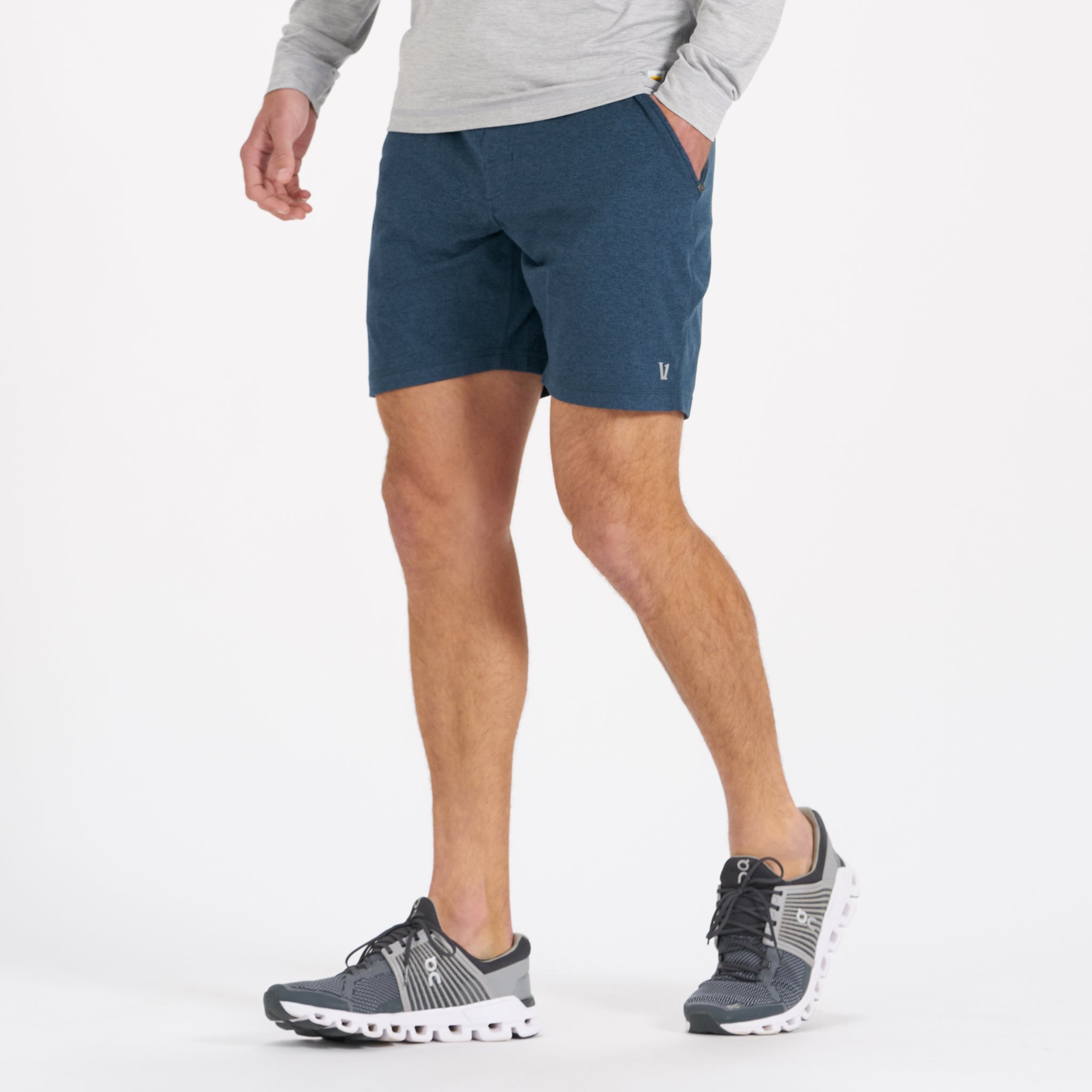 Ponto Performance Short 7" | Indigo Heather