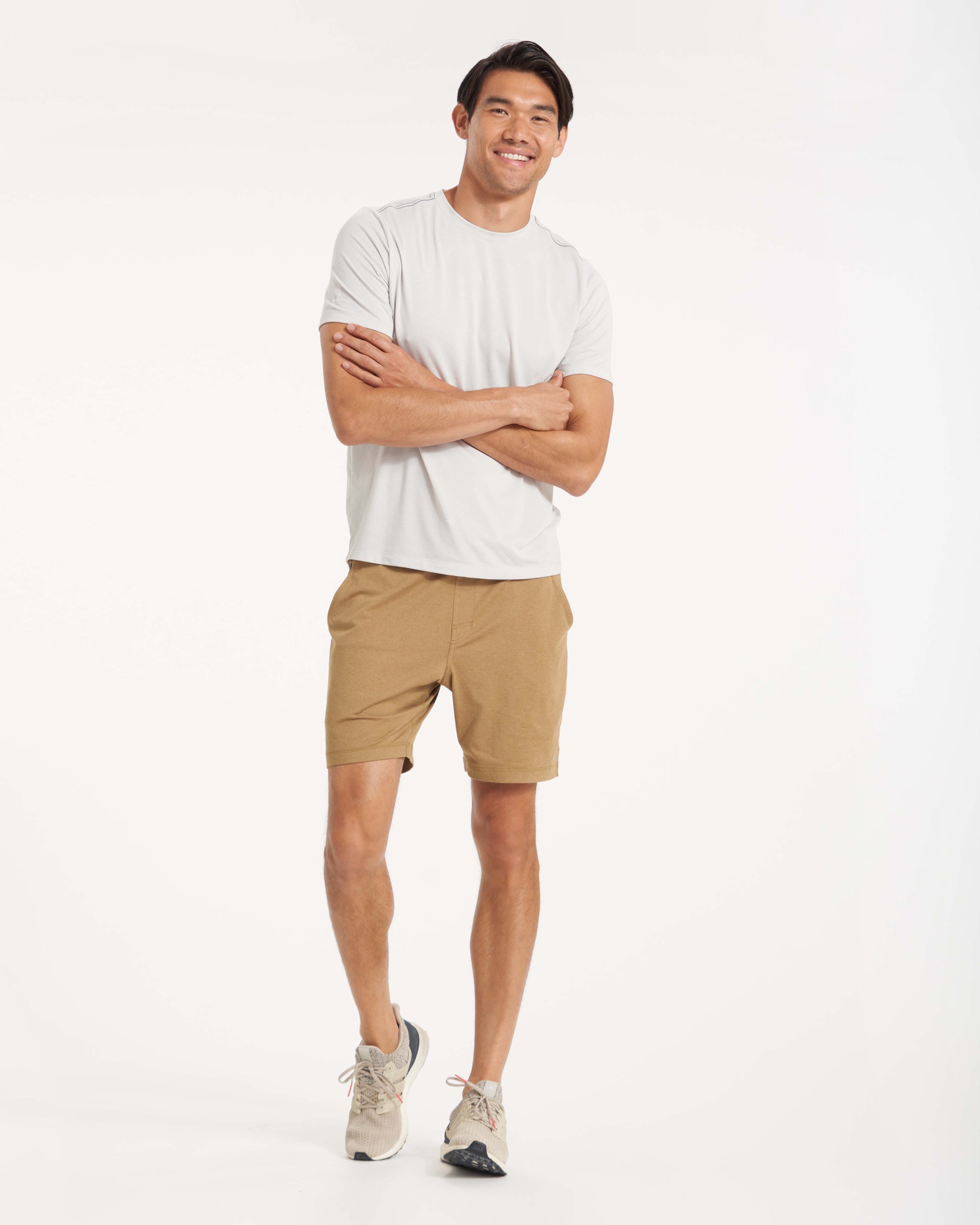 Ponto Performance Short 7" | Wheat Heather