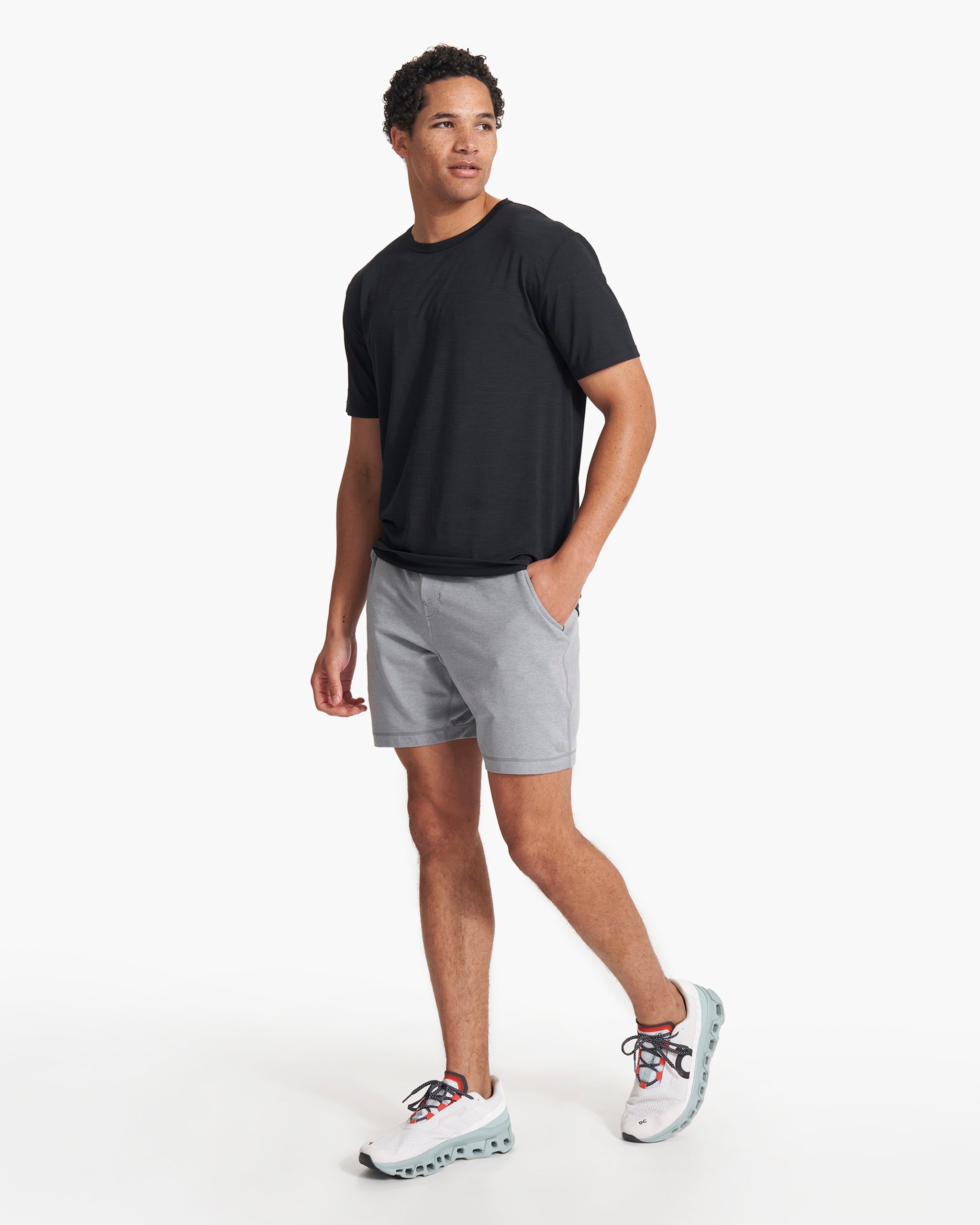 Ponto Performance Short 7" | Steel Heather
