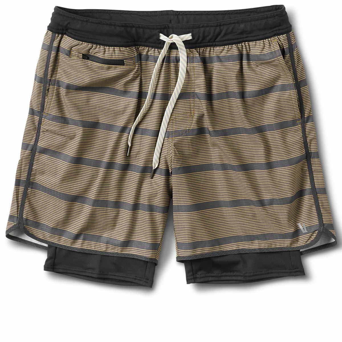 Stockton Short | Charcoal Acorn Stripe