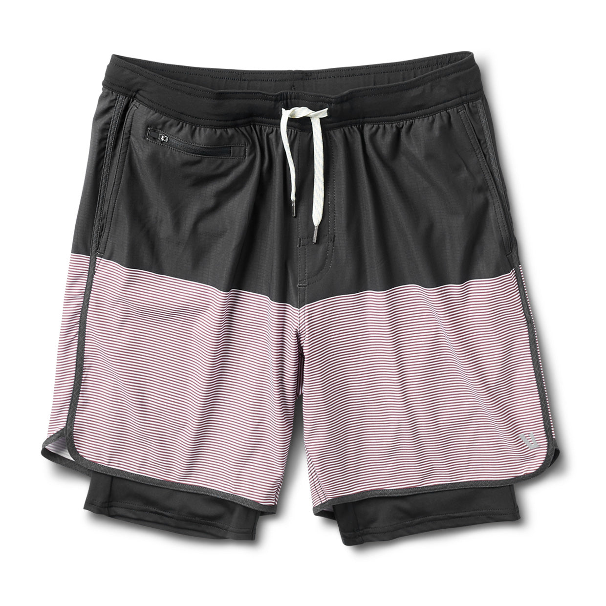 Stockton Short | Black Fig Stripe