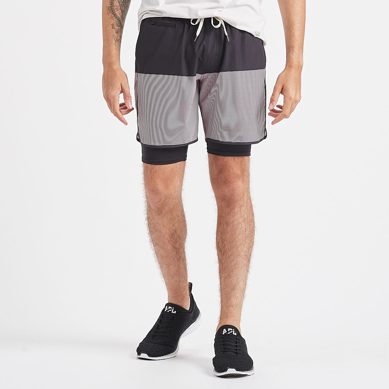 Stockton Short | Black Fig Stripe
