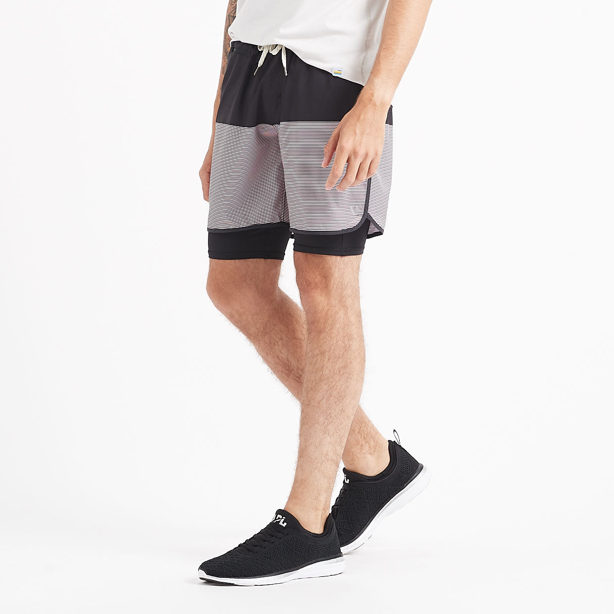 Stockton Short | Black Fig Stripe