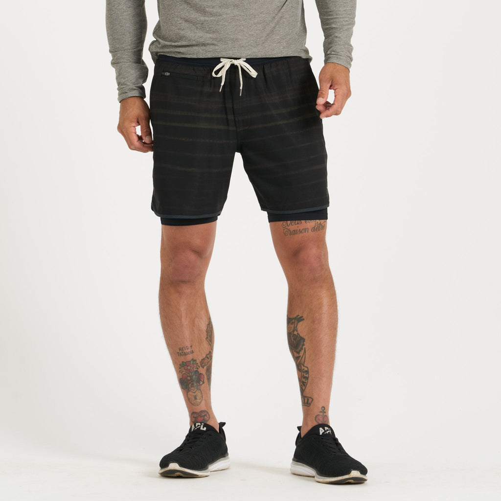 Stockton Short | Dark Oregano Shibori Stripe