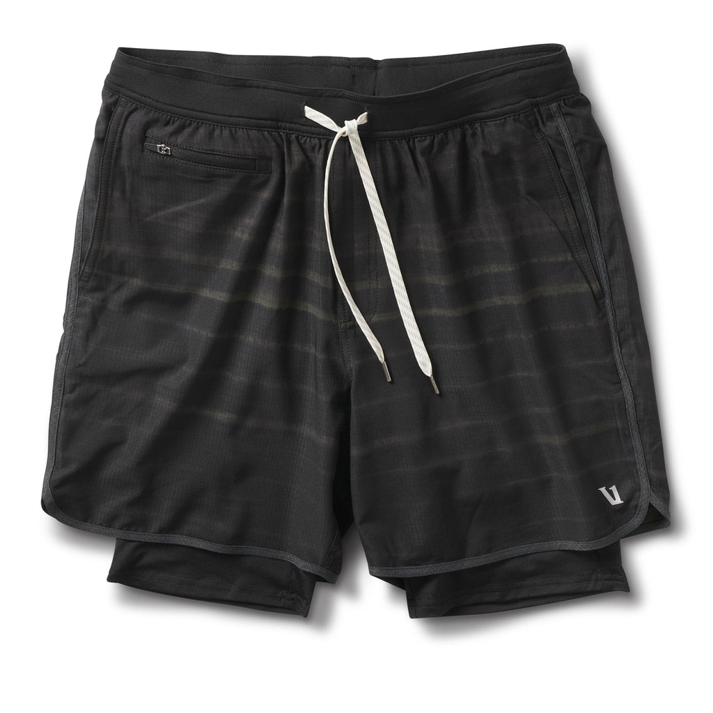 Stockton Short | Dark Oregano Shibori Stripe