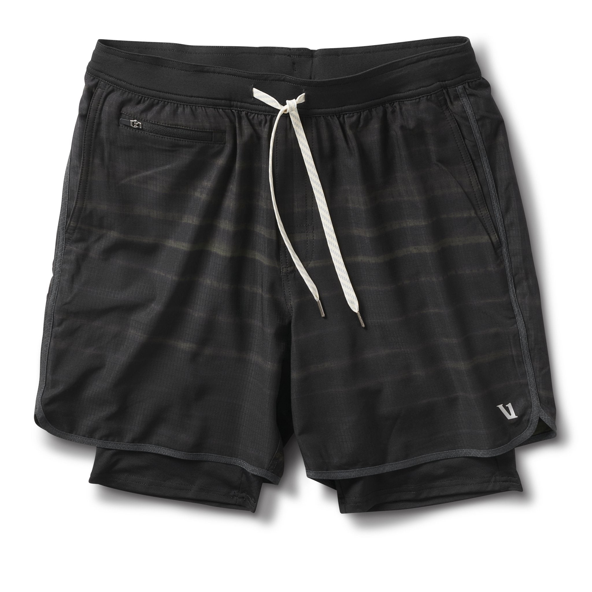 Stockton Short | Dark Oregano Shibori Stripe