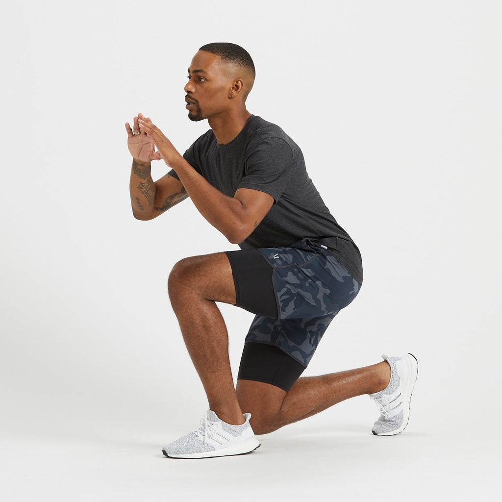 Stockton Short | Navy Camo