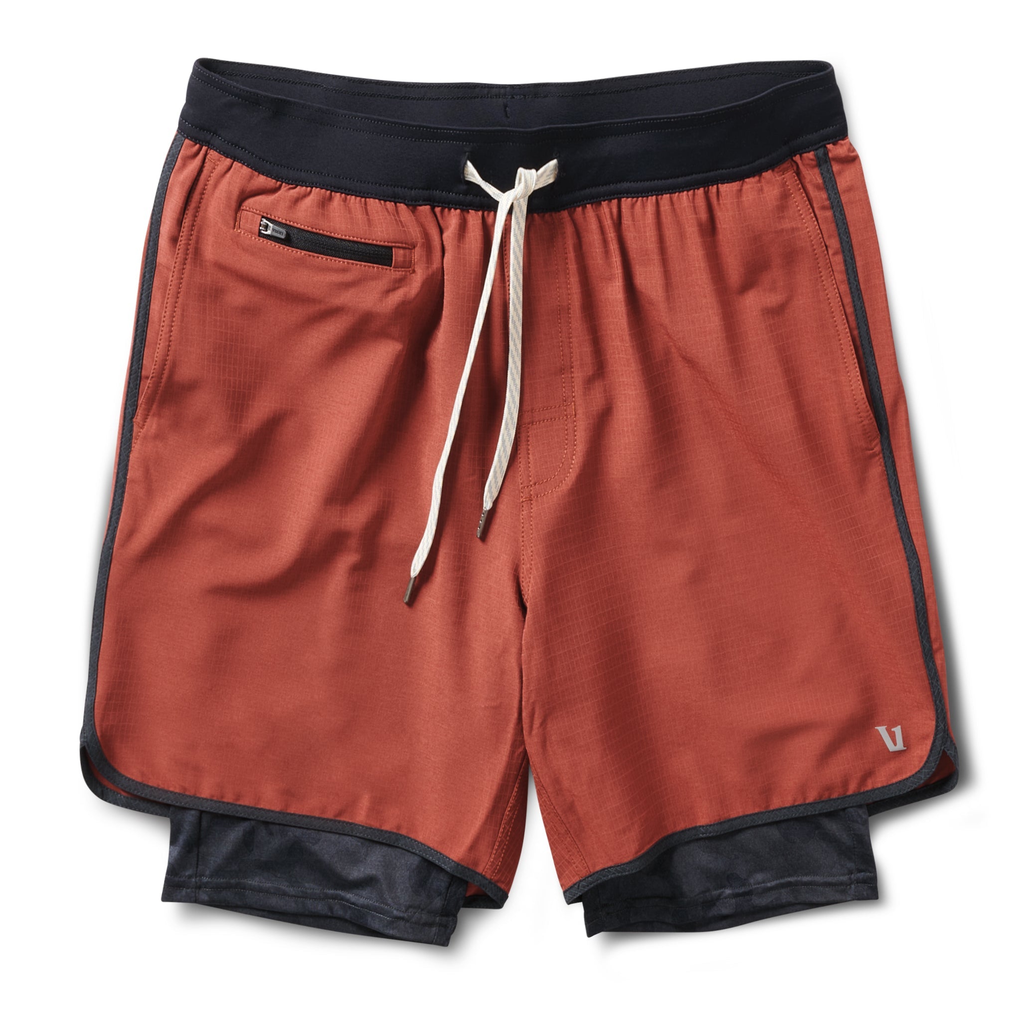 Stockton Short | Red Clay Linen Texture