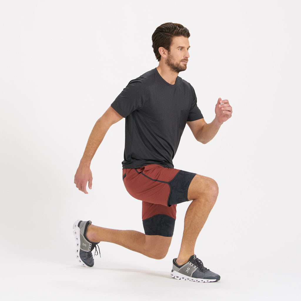 Stockton Short | Red Clay Linen Texture