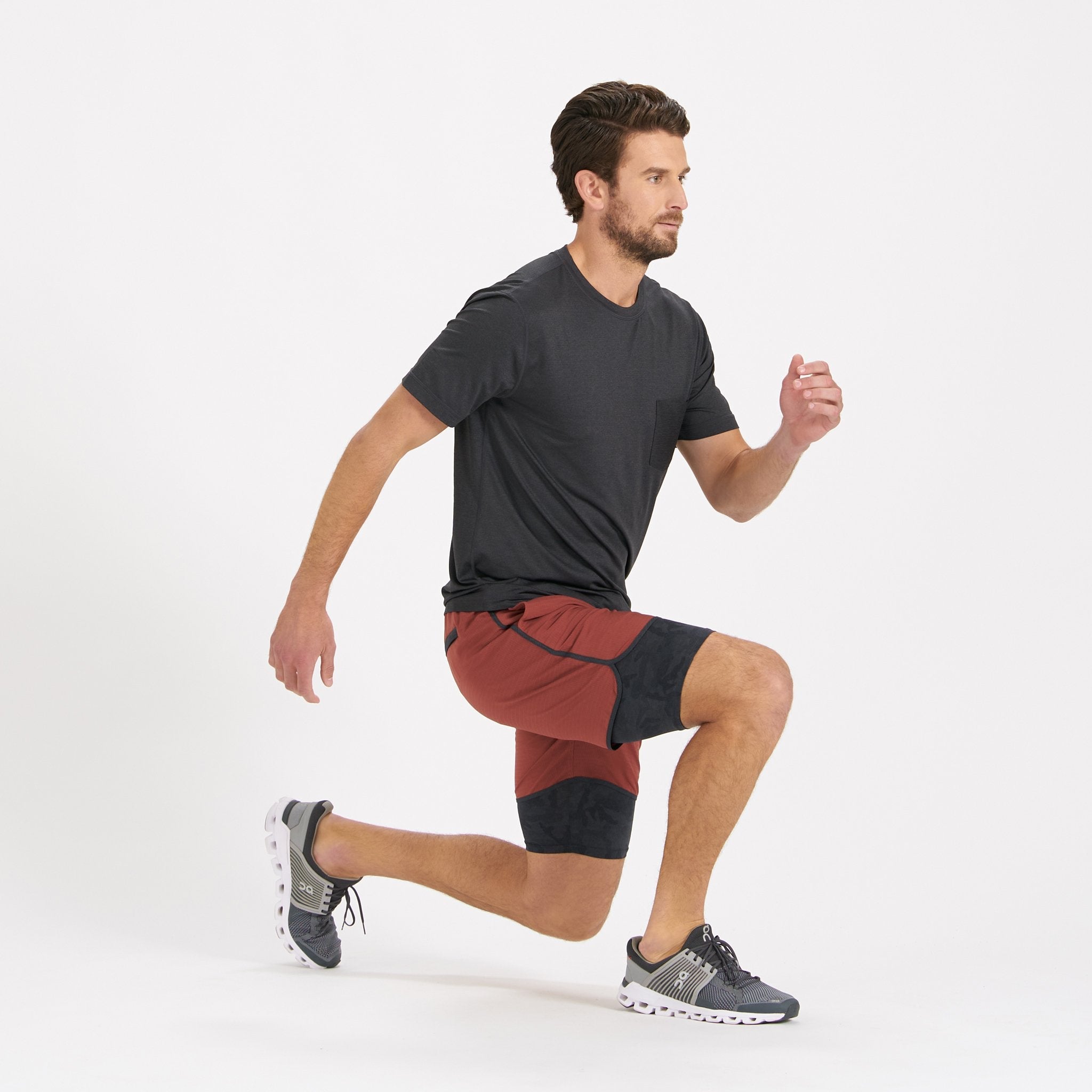 Stockton Short | Red Clay Linen Texture