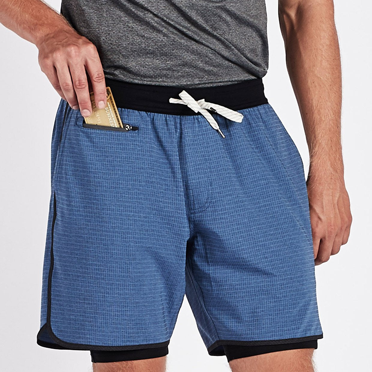 Stockton Short | Sea Linen Texture