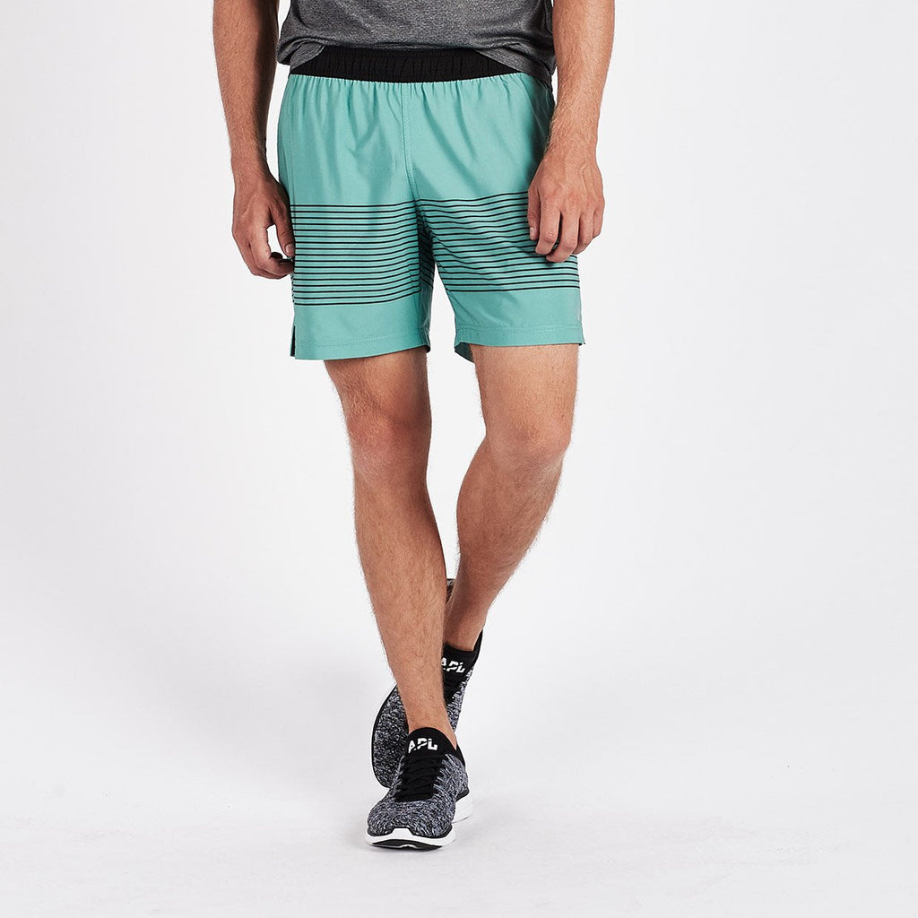 Rush Short | Aloe Black Stripe