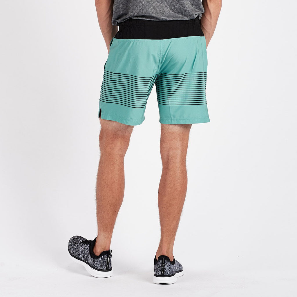 Rush Short | Aloe Black Stripe