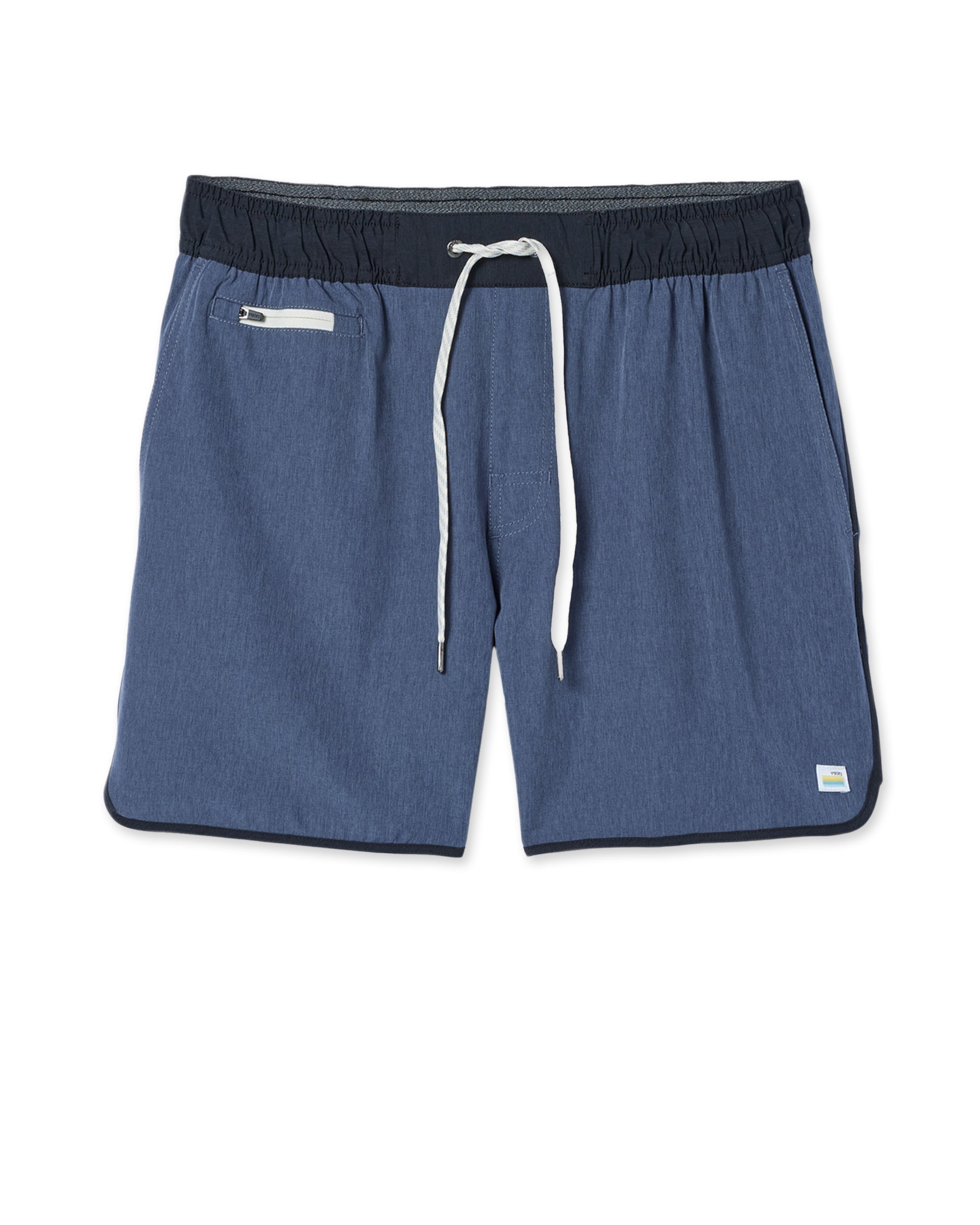 Banks Short 5" | Azure Linen Texture