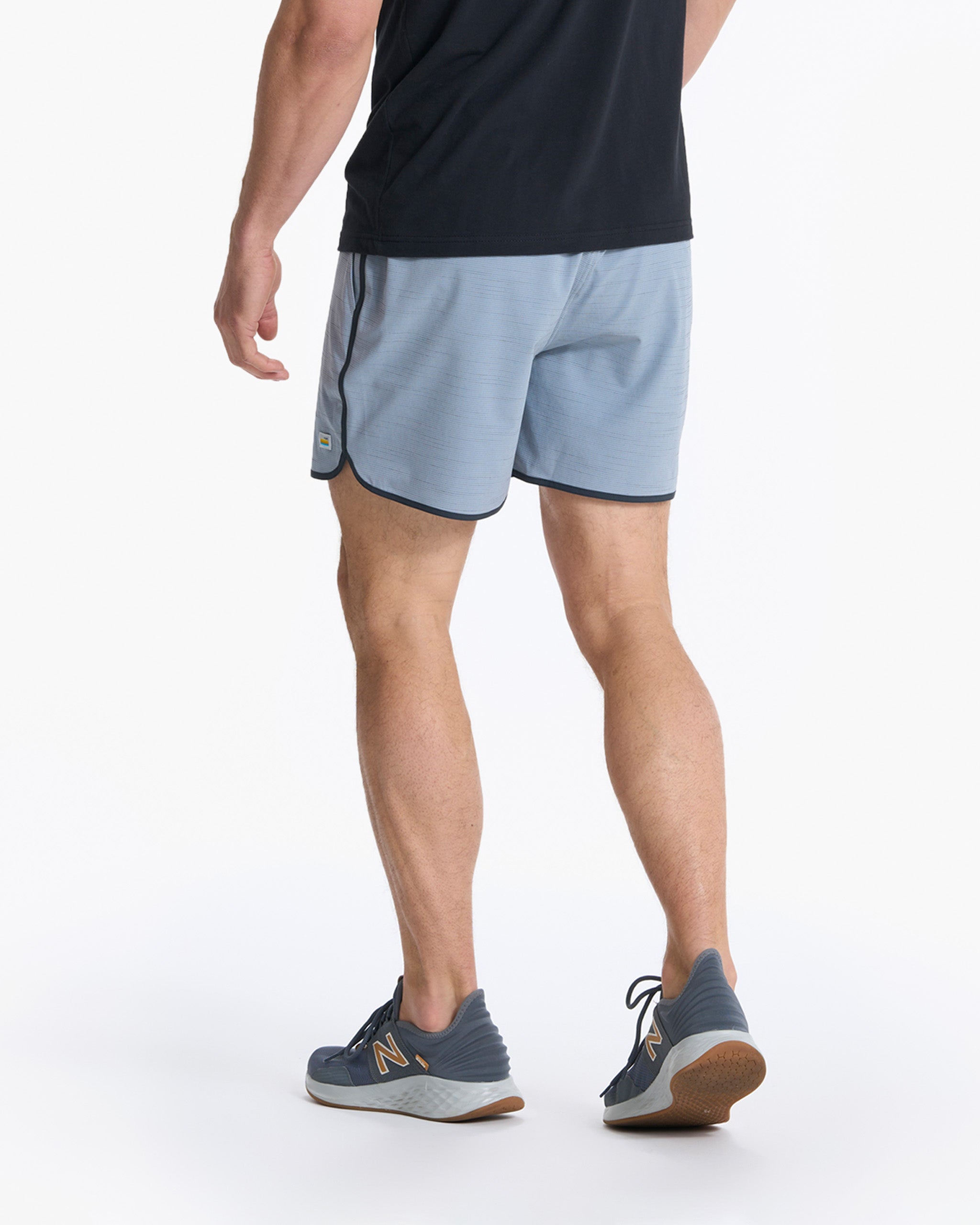Banks Short 5" | Light Cloud Slub Stripe