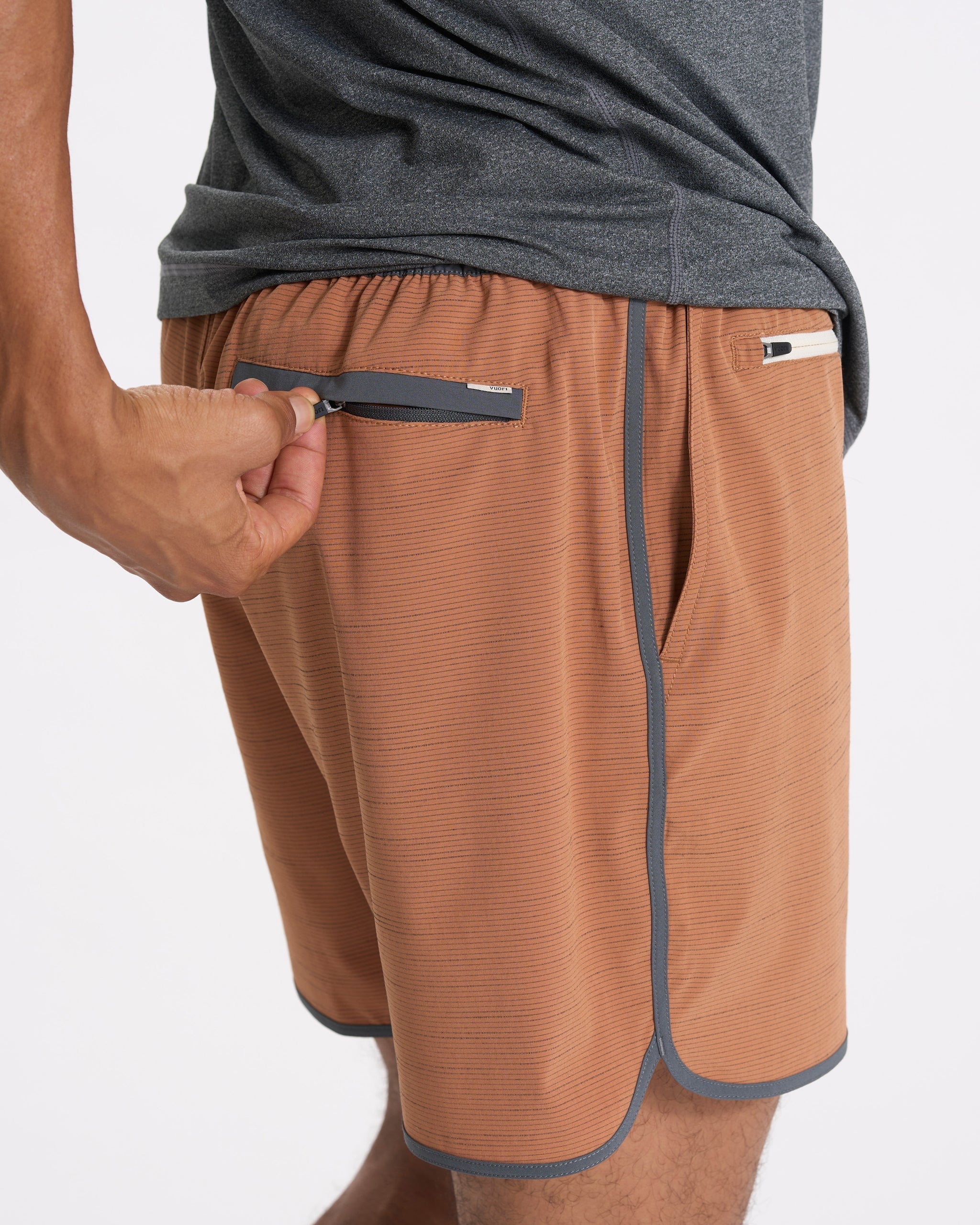 Banks Short 5" | Palo Santo Slub Stripe